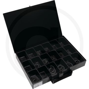 Black edition black edition Sortiment Sicherungsringe (bi./für Gehäuse) 180-teilig - sortiert 15 x 1 bis 38 x 1,5