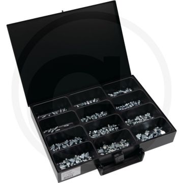 Black edition assortiment de graisseurs - 215 pièces, assorties
