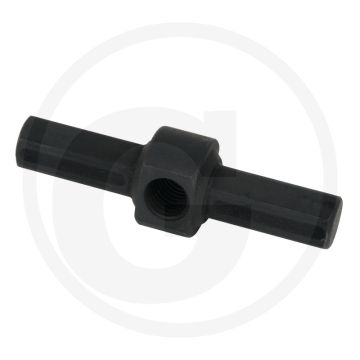 Ks tools dwarsbalk, zeskant - 6-kant, 30x30x100 mm, 100g