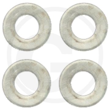 Ks tools u-ringenset voor trekstangen, 4 stuks - 38x6x38 mm