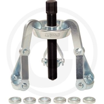 Ks tools universele wielnaaftrekkerset met 3 armen - voor lochkreisdurchmesser bis 250 mm