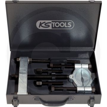 Ks tools schotel-trekker-assortiment Ø 22-115 mm - robuuste spindel, speciaal staal - inhoud: 3-delig - 7.600 gram