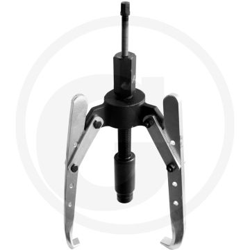 Ks tools hydraulischer universal-abzieher 3-armig, 50-350mm - verstelbare haken, inclusief hydraulik-druckspindel