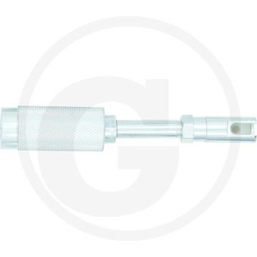 Ks tools 90° vlaknippel-adapter voor hand-, accu- en drukluchtvetpistolen - geschikt voor diverse schmiernippels - 90° gebogen - 160g