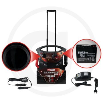 Ks tools 12v+24v batterie-booster, starthilfegerät 2340a für benzin- und dieselmotoren bis transporter