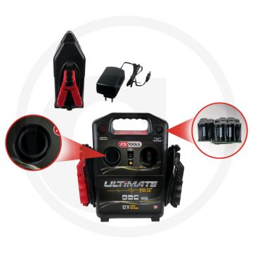 Ks tools 12 v kondensator-booster - mobiles starthilfegerät, auf superkondensatoren basierende technik