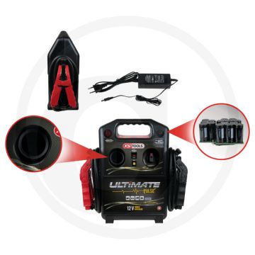 Ks tools 12v booster - mobiles starthilfegerät 1800a auf superkondensatoren basierende technik