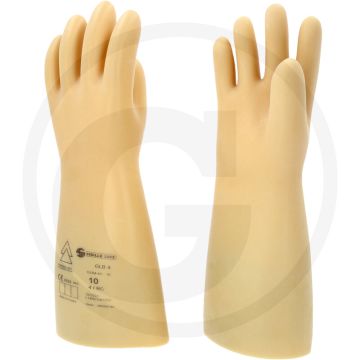 Ks tools elektriker-schutzhandschuh mit schutzisolierung, größe 10, isolierung nach din en 60903, 36000v-zertifikat, klasse 4