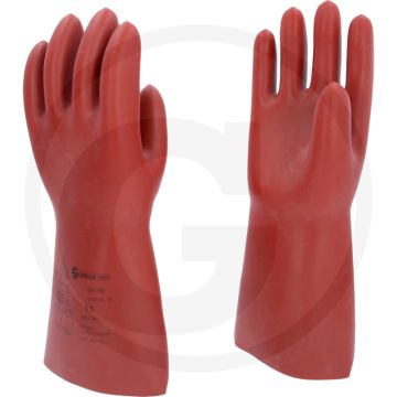 Ks tools elektriker-schutzhandschuh mit mechanischem schutz, größe 11, rot, din en 60903-zertifiziert