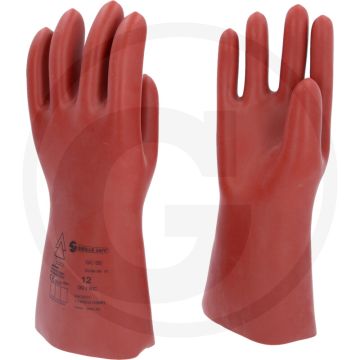Ks tools elektriker-schutzhandschuh mit mechanischem schutz, größe 12, rot, din en 60903-zertifiziert