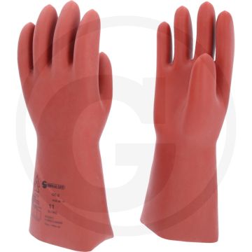 Ks tools elektriker-schutzhandschuh mit mechanischem schutz, größe 11, rot, 360mm länge, din en 60903, 1000v-zertifikat