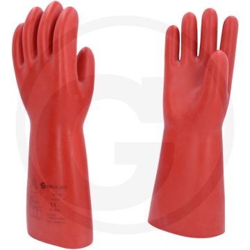 Ks tools elektriker-schutzhandschuh mit mechanischem schutz, größe 11, rot, 410mm länge, din en 60903, 36000v-zertifikat