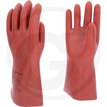 Ks tools elektriker-schutzhandschuh mit mechanischen und thermischen schutz, größe 12, rot, din en 60903-zertifiziert