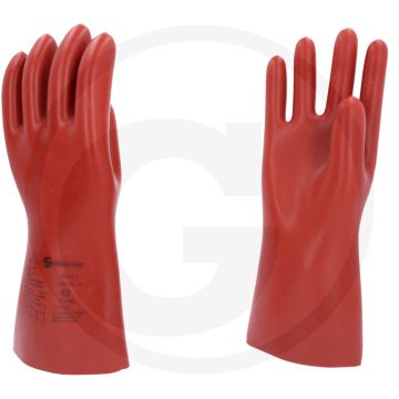 Ks tools elektriker-schutzhandschuh mit mechanischen und thermischen schutz, größe 12, rot, din en 60903-zertifiziert