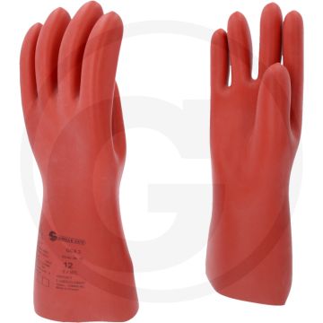 Ks tools elektriker-schutzhandschuh, größe 12, rot, din en 60903, 17000v, klasse 2, 360mm