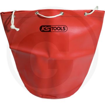 Ks tools Tragetasche für Schutzhelm, 500 mm - rotes Kunstleder - 500 Gramm