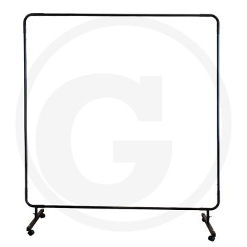 Ks tools frame voor laswand - stabiele stalen constructie met lenkrollen en 360° drehgelenk - 100x100x1400 mm