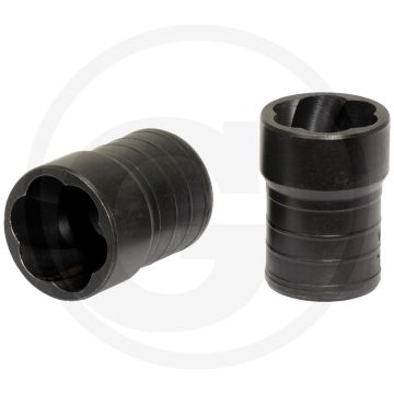 Ks tools 1/2" dopsleutel met spiraalprofiel 50 mm lang - kraftschlüssige verbindung