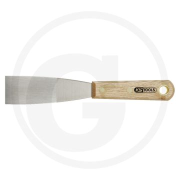 Ks tools plamuurmes, edelstaal, 38mm, houtgreep - extreme interkristalline corrosiebestendigheid