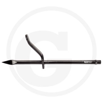 Ks tools muurpunthaak, rond, 250 mm, gehard voor verschalingsbrettern