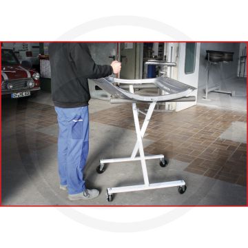 Ks tools scheiben-ablagetisch mit rollen - belastbar bis 100 kg