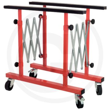Ks tools universele telescopische multifunctionele trolley, 257 - 1.380 mm - belastbaar tot 100 kg