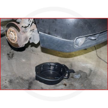 Ks tools olie-opvangbak 7,5l Ø 385 mm - ideaal voor diverse vloeistoffen