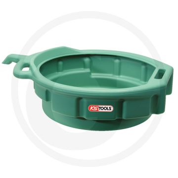 Ks tools olieopvangbak, 17 liter, Ø: 445 mm - geschikt voor olie, chemicaliën, benzine, zuren