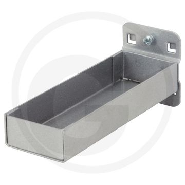 Ks tools kleidelenbakje zonder indeling, 150x55 mm - verzinkt, staal, 1,5 mm dik. passend für lochmaß 10x10 mm.