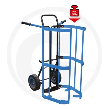 Ks tools räder-und fasswagen, 280kg - stahlrohrkonstruktion für reifen und felgen bis 18"