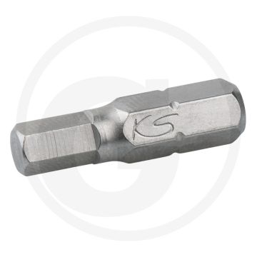 Ks tools 1/4" classic Bit für Sechskantschrauben, 25mm, 5mm - ideal für Handwerk und Industrie