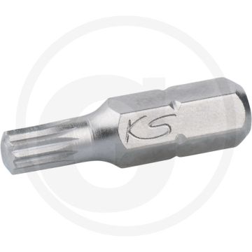 Ks tools 1/4" classic bit für vielzahnschrauben, 25mm, m5 - Vielzahn, Sechskantantrieb