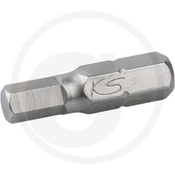 Ks tools 1/4" Bit Sechskant, 2,5mm, 25mm, s2 - ideal für Handwerk und Industrie