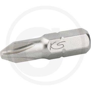 Ks tools Embout classique 1/4" ph4, 25mm, nickelé - acier spécial