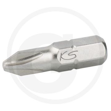 Ks tools 1/4" classic bit ph4, 25mm, 5 per pak - speciaal staal, vernikkeld