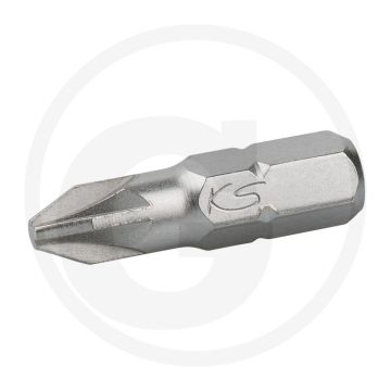 Ks tools 1/4" classic bit pz4, 25mm, 5 per pak - speciaal staal, vernikkeld, voor hand- en elektrisch gereedschap