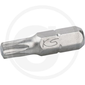 Ks tools 1/4" classic bit tx, 25mm, t1 - torx mit sechskantantrieb