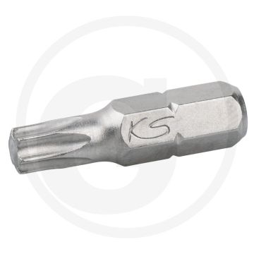 Ks tools 1/4" classic bit tx, 25mm, t2 - torx, voor hand- en elektroschroeven