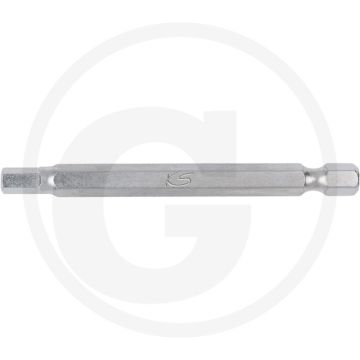 Ks tools 1/4" Classic Bit für Innensechskantschrauben mit Bohrung, 75mm, 2 mm - ideal für Handwerk und Industrie