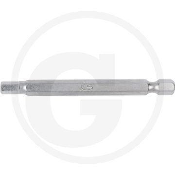 Ks tools 1/4" classic Bit für Innensechskantschrauben mit Bohrung, 75mm, 2,5 mm - ideal für Handwerk und Industrie