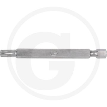 Ks tools 1/4" classic bit für tx-schrauben, 75mm, t20 - torx, din 3126 / iso 1173 - e 6,3, vernickelt, spezial-werkzeugstahl