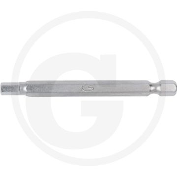 Ks tools 1/4" classic Bit für Sechskantschrauben, 75mm, 4 mm - vernickelt, Spezialwerkzeugstahl