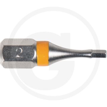Ks tools 1/4" torsionpower bit innen6kant, 25mm, 2mm - torsiezone voor drehmomentspitzen