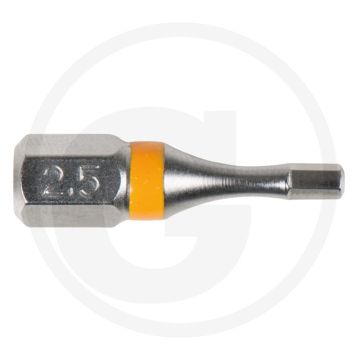 Ks tools, embout TorsionPower 1/4" à six pans creux, 25 mm, 2,5 mm - zone de torsion pour embouts dynamométriques