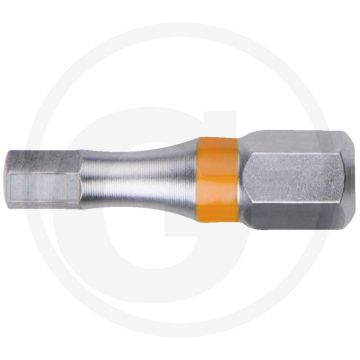 Ks tools 1/4" torsionpower bit binnenzeskant, 25mm, 5mm - torsiezone voor drehmomentspitzen