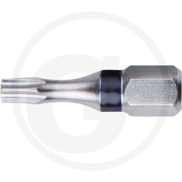 Ks tools 1/4" torsionpower bit tx, 25mm, tb25, mit bohrung - tx-torx® mit stirnlochbohrung
