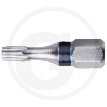 Ks tools 1/4" torsionpower bit tx, 25mm, tb40, mit bohrung - torx mit stirnlochbohrung