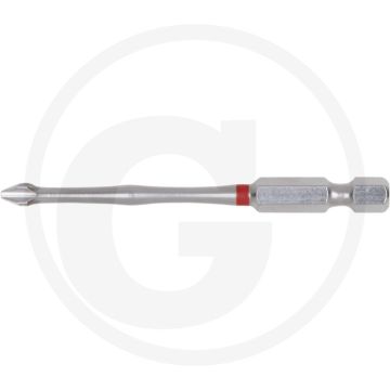 Ks tools 1/4" torsionpower bit, 75mm, ph2 - sechskantantrieb, rot