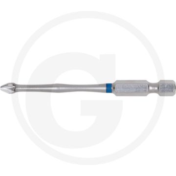 Ks tools 1/4" torsionpower bit, 75mm, pz3 - sechskantantrieb, farbcodiert, vernickelt