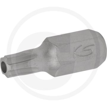 Ks tools 10 mm bit-dopsleutel 5 ster met boring, ts40 - 10 mm buitenzeskant, versterkte uitvoering